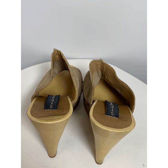 Steven by Steve Madden Barc Leather Suede Clogs - Picture 5 of 9